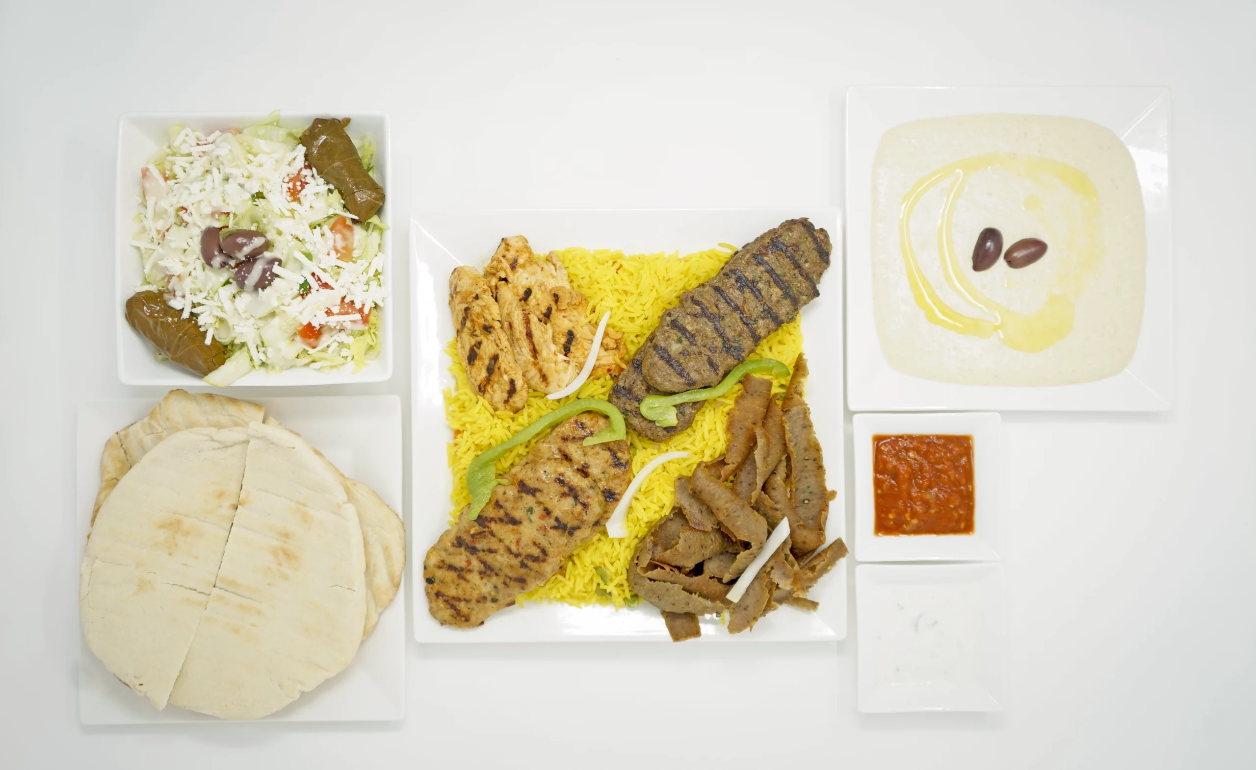 Kabob Combo — Marhaba Grill, Minneapolis