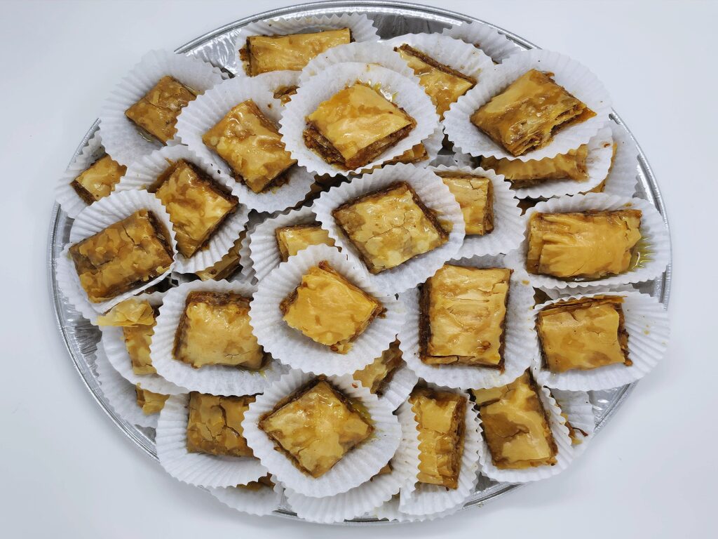 Baklava dessert platter - Marhaba Grill catering, Minneapolis